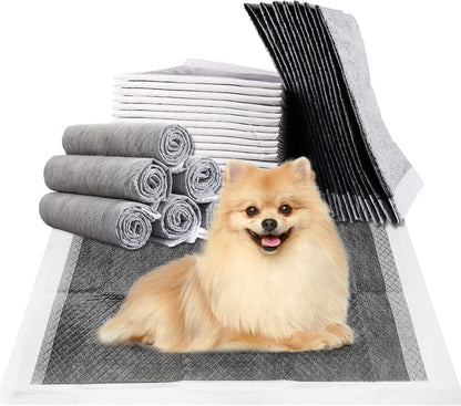 Fhiny Rabbit Pee Pads, 13" x 18" 100 PCS Disposable Bunny Pads Charcoal Leak-Proof Super Absorbent Potty Training Pad with Quick-Dry Surface for Dogs Puppies Cats Kittens or Small Pets - Image 13