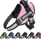 JSXD Dog Harness,No-Pull Service Dog Harness with Handle Adjustable Outdoor Pet Dog Vest 3M Reflective Nylon Material Vest for Breeds,Easy Control for Small Medium Large Dogs - Image 9