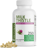 Bronson Milk Thistle Silymarin Marianum & Dandelion Extract, 120 Capsules - Image 10