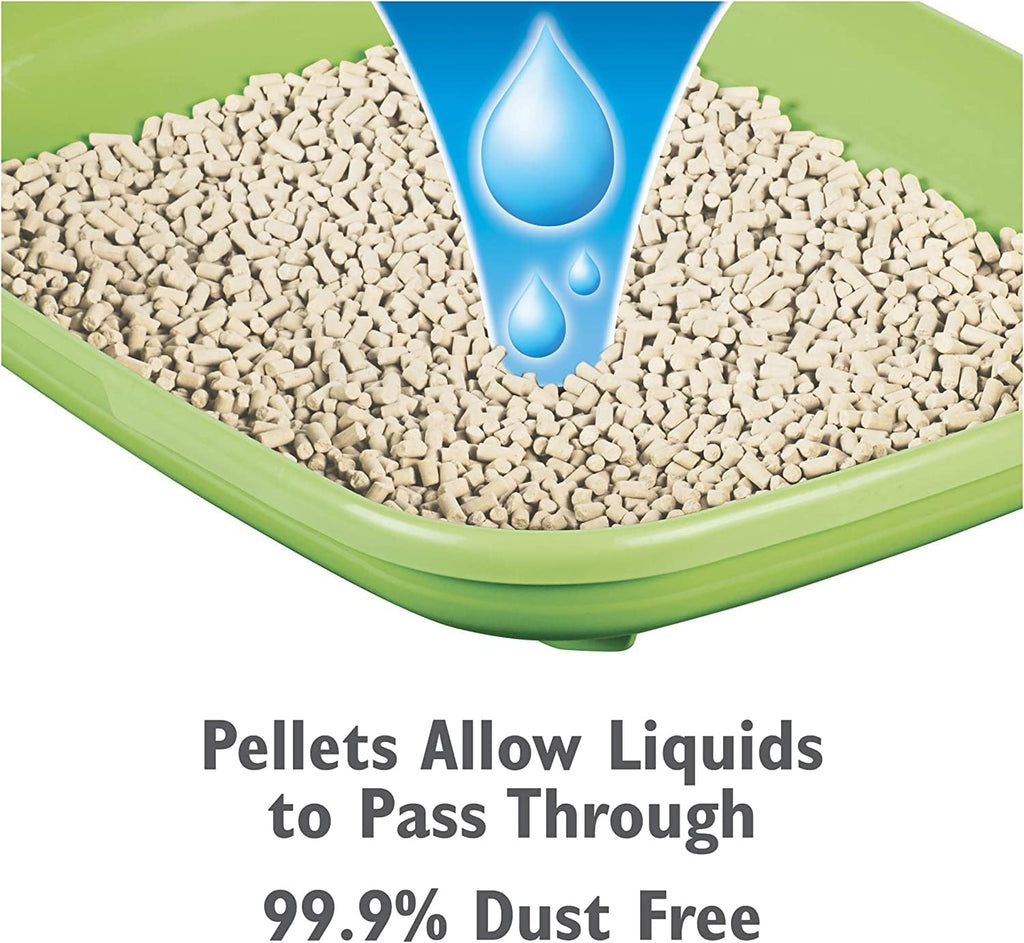 Aurora Pet ninety nine percent dust free litter refill pour demonstration.