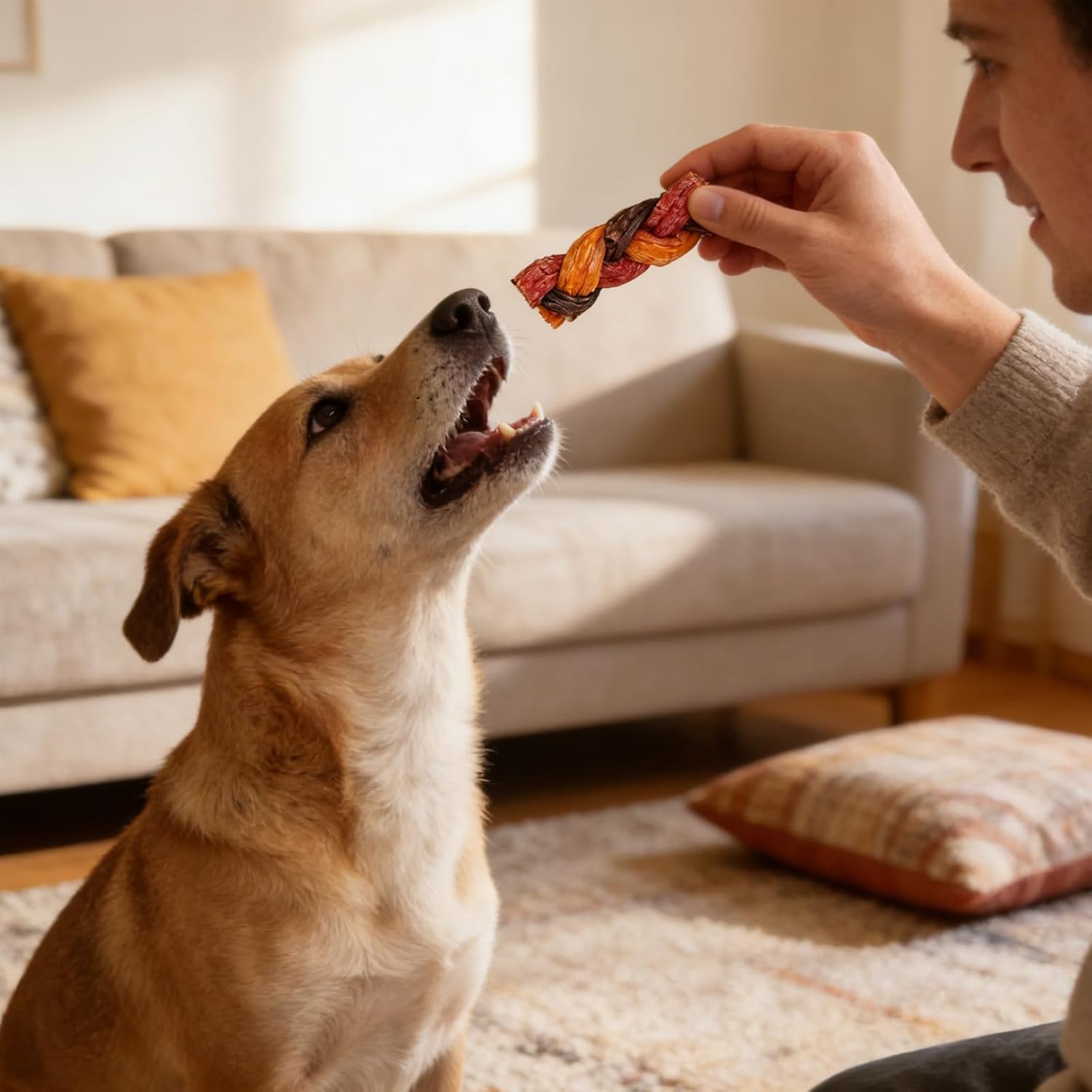 Good 'N' Fun gourmet triple flavor dog chews nutritional label details