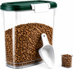10-15 Lbs Dog Food Storage Container Airtight - Slim Pet Cat Food Container with Lid, Scoop and Cup - Clear Plastic Dry Food Storage Bin for Dogs, Cats, Bird Seeds, Kibble, Pellets, Rice, Flour - Image 9