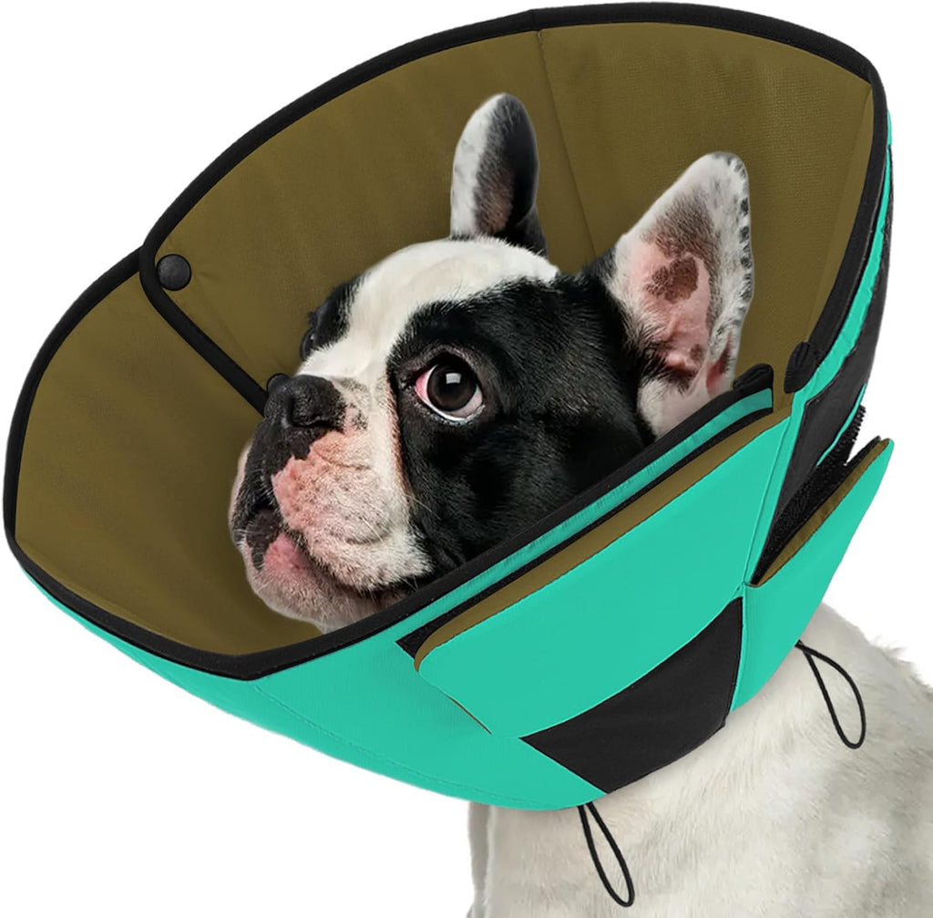 Queenmore Dog Cone XL, Soft Dog Cones for Large Dogs After Surgery, Cone for Dogs to Stop Licking, Elizabethan Collar for Pet, Alternative to Recovery Collar for Large Breeds, Blue XL - Image 13