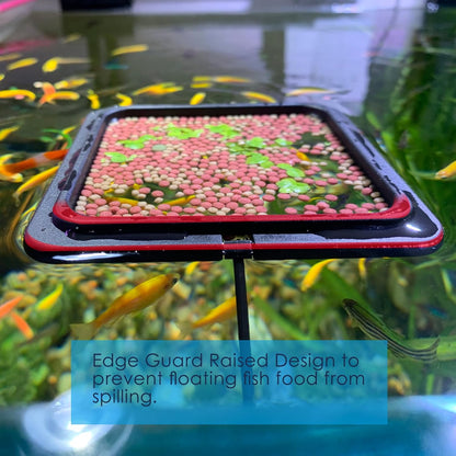 Waterproof magnetic fish tank accessory for betta and goldfish feeding