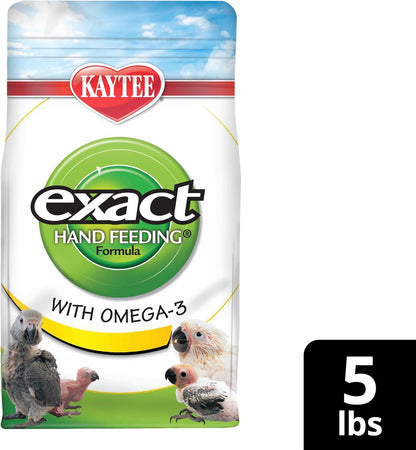 Kaytee Exact Hand Feeding Pet Bird Baby Food For Parrots, Parakeets, Lovebirds, Cockatiels, Conures, Cockatoos, and Macaws, 5 Pound - Image 12