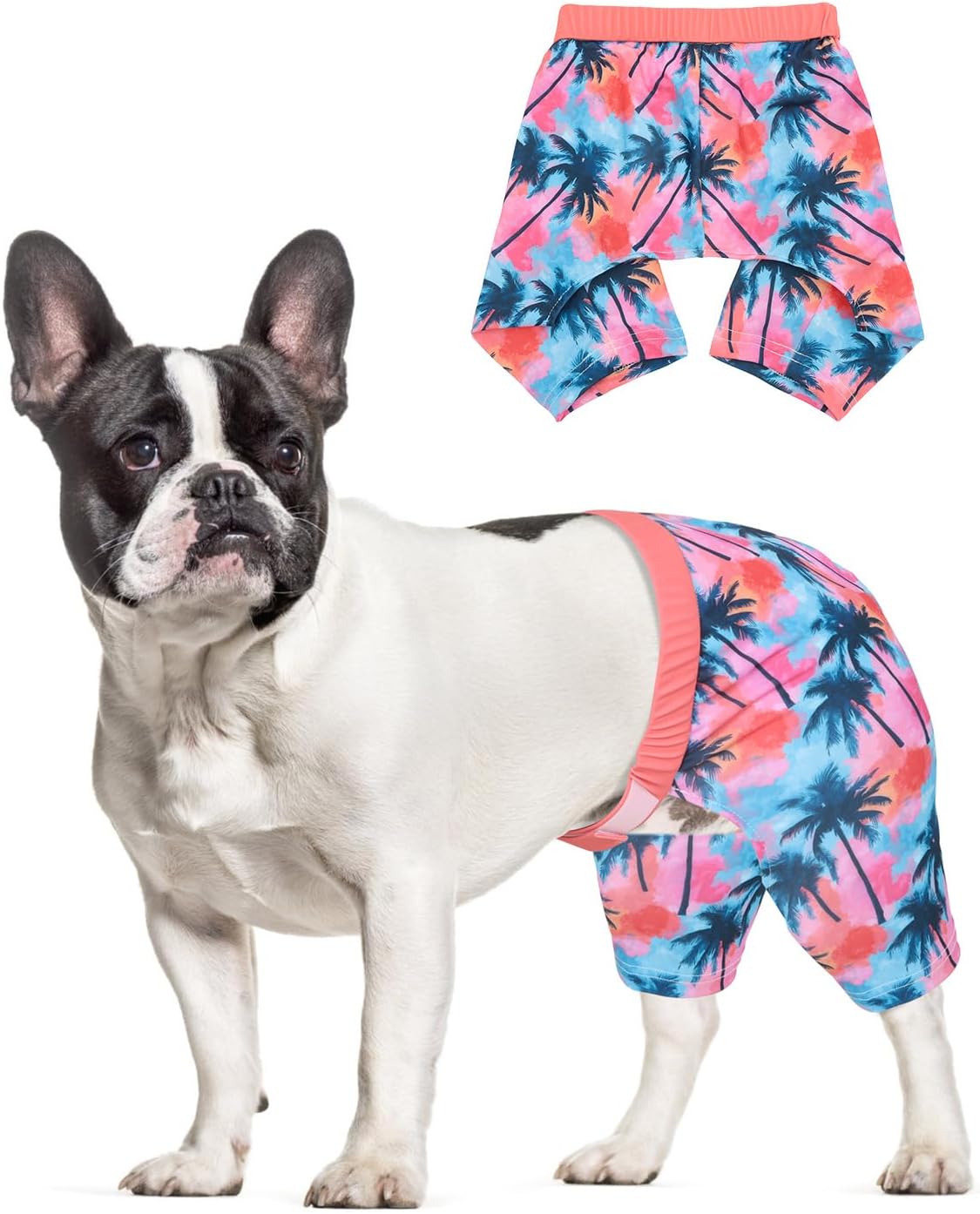 CuteBone Dog Swim Trunks Swimsuit Durable & Comfortable - Quick-Dry, Adjustable Waistband Shorts, UV Protection Bikini- Perfect for Beach, Pool & Outdoor Fun, Hawaii DST03M - Image 12