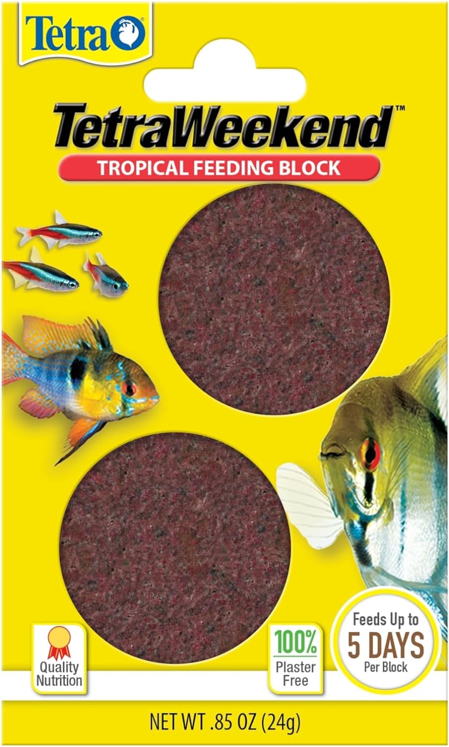 Tetra aquarium vacation feeder removed from packaging