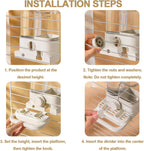 2-in-1 Quail Feeder and Waterer for Cage, Gravity Auto Bird Water Feeder - Image 7