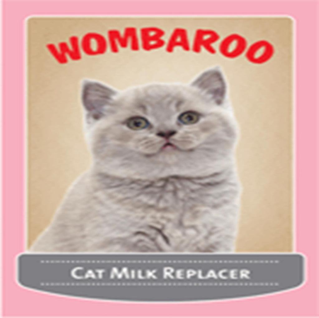 Wombaroo cat milk replacer front view product packaging