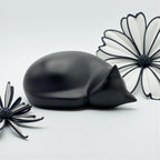 Comemori pet memorial keepsakes showing the secure three screw bottom trapdoor mechanism