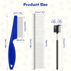 Stainless steel flea and lice removal combs for dogs
