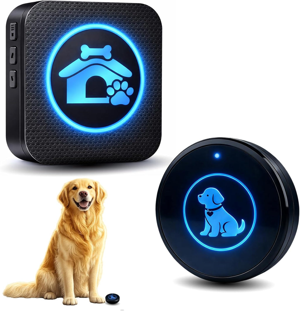 Dog Door Bell (2026 Self-Illuminating Enhanced Touch) for Potty Training, Wireless Dog Doorbells to Go Outside, 1000 Feet Long Range, IP65 Waterproof, 60 Melodies & Adjustable Volume (2 Buttons) - Image 10