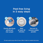 ADAMS Plus Flea & Tick Carpet Powder, Kills Fleas and Ticks On Contact, Prevents Flea Infestations for 12 Months, for Carpets and Upholstery, Freshens and Deodorizes, Treats Up to 400 sq ft, 16 oz - Image 9