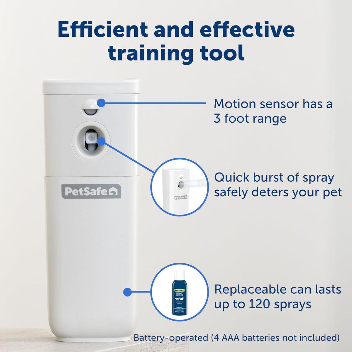 Detailed view of PetSafe SSSCAT motion detection settings