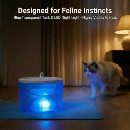 Cat drinking from Haxgecgi automatic water dispenser