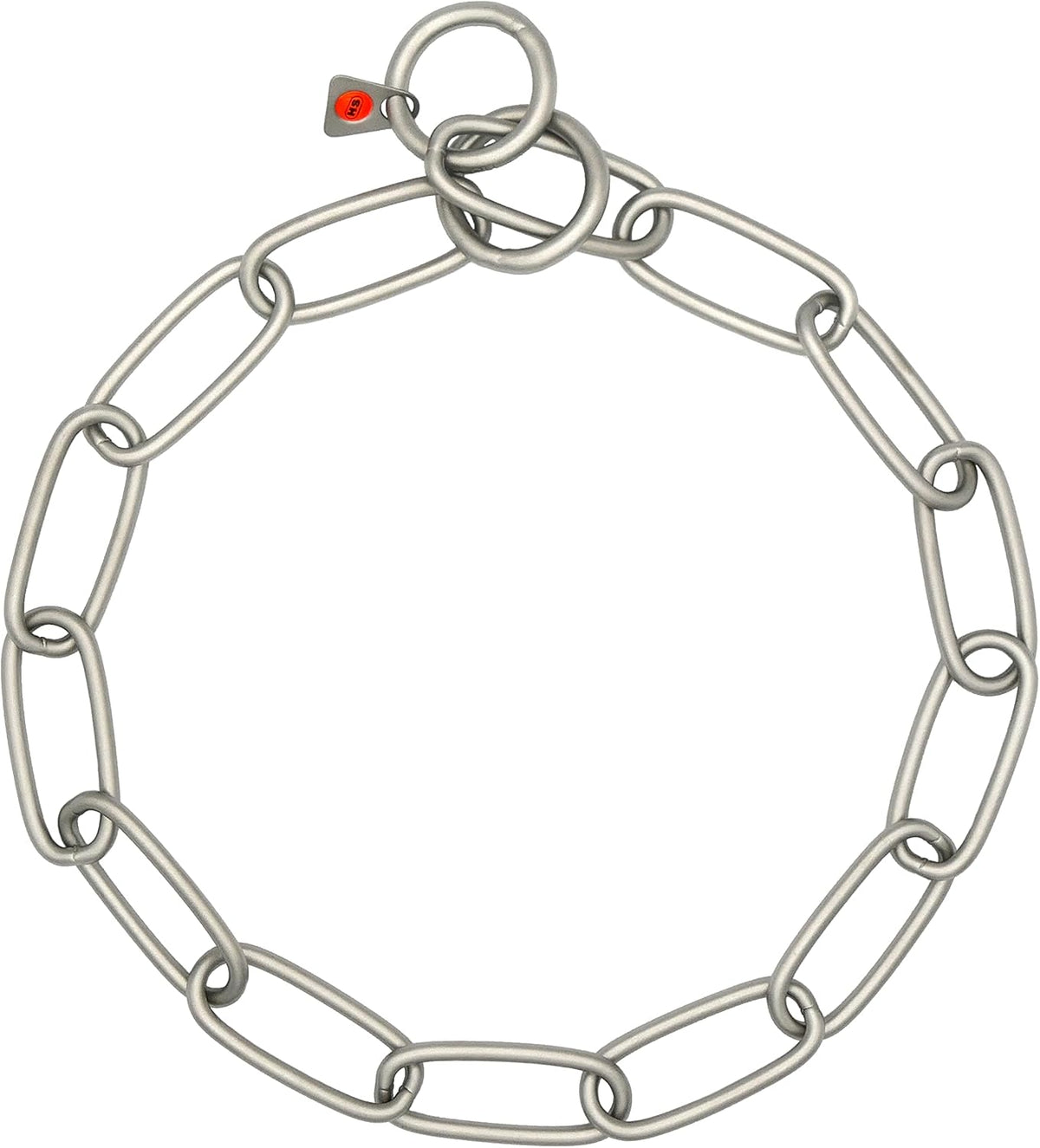 Professional grade scratch resistant dog training chain