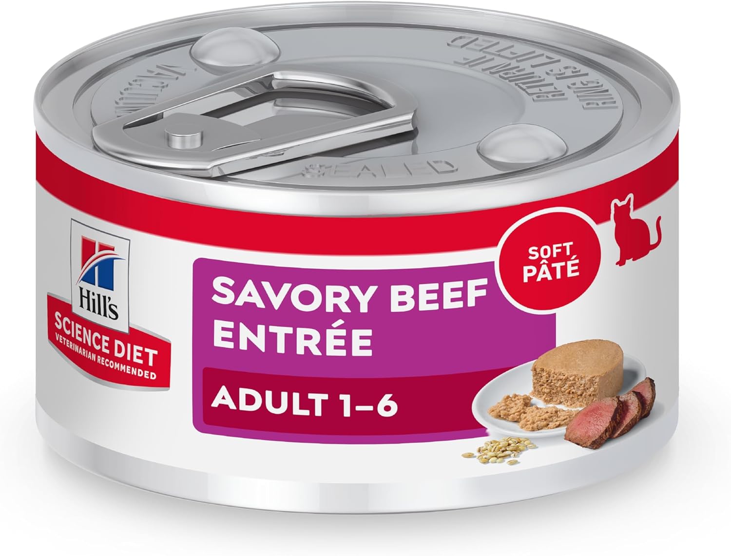 Hill's Science Diet Adult 1-6 Wet Cat Food Variety Pack, Savory Entre Turkey & Liver, Chicken, and Turkey, 5.5 oz. Cans, 12-Pack - Image 12