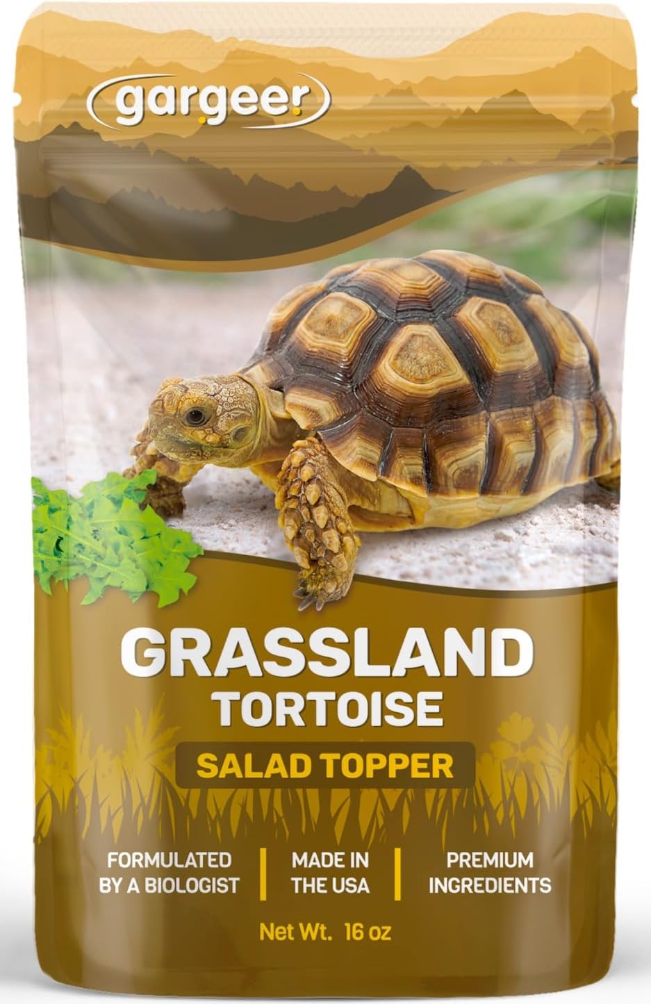 Graphic showing vitamins and minerals in Gargeer salad topper