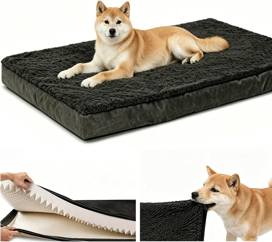 MLIYYBE chew resistant dog crate pad front view