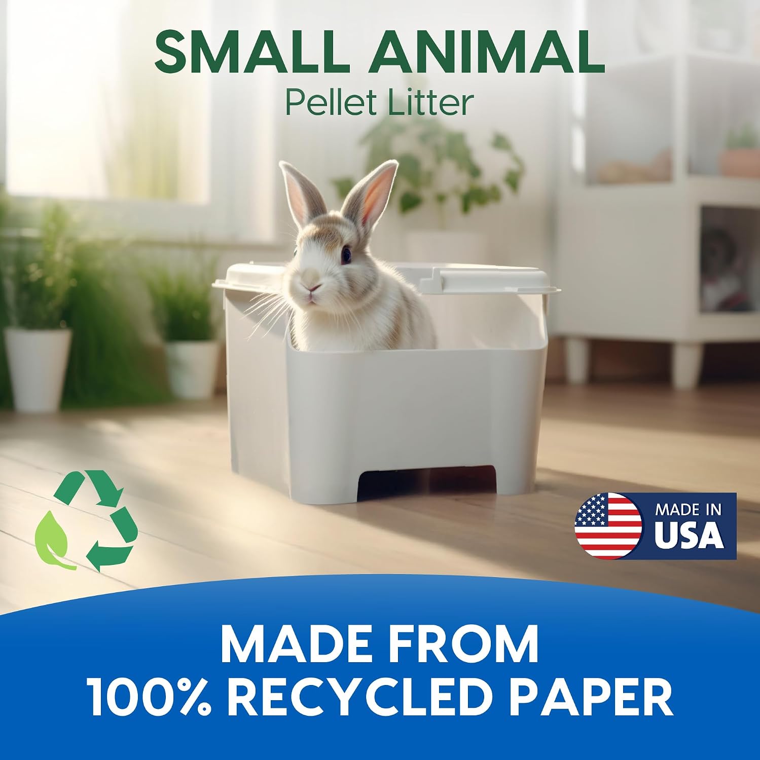 Fresh News small animal litter bag side profile