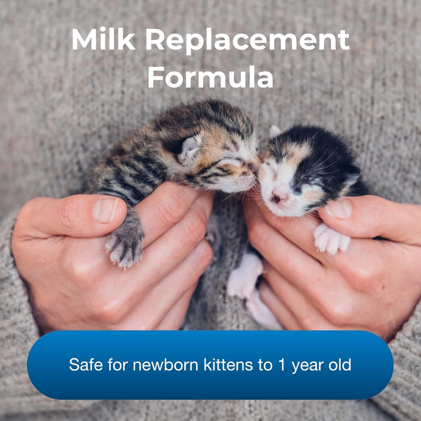 PetAg PetLac liquid formula for newborn kittens feeding directions side view
