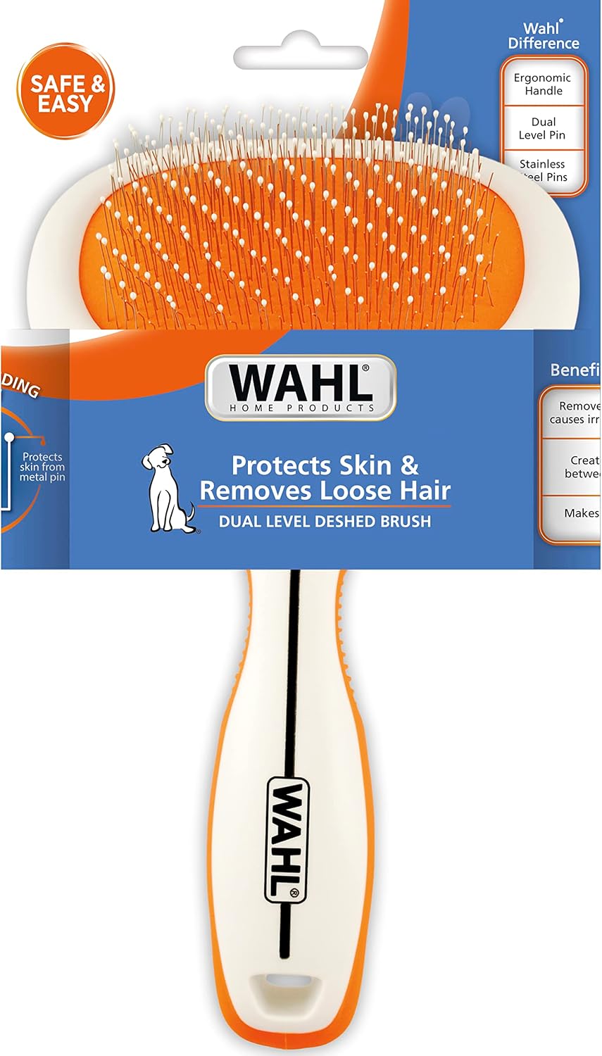 Wahl Premium Patented Dual Level Sensitive Skin Pet Slicker - Ergonomic handle makes Deshedding, Grooming and Brushing Comfortable for you and your Dog or Cat - 858500 - Image 10