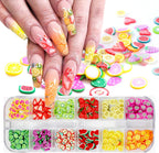 TBRZTR 3D fruit nail art slices front view organizer box