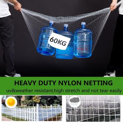 Cat Net Balcony Net Tear Resistant Transparent,High-Strength and Sturdy Staircase Railing Net,Anti Bird Net,Pet Safety Net (10x20ft,Color:Transparent) - Image 3