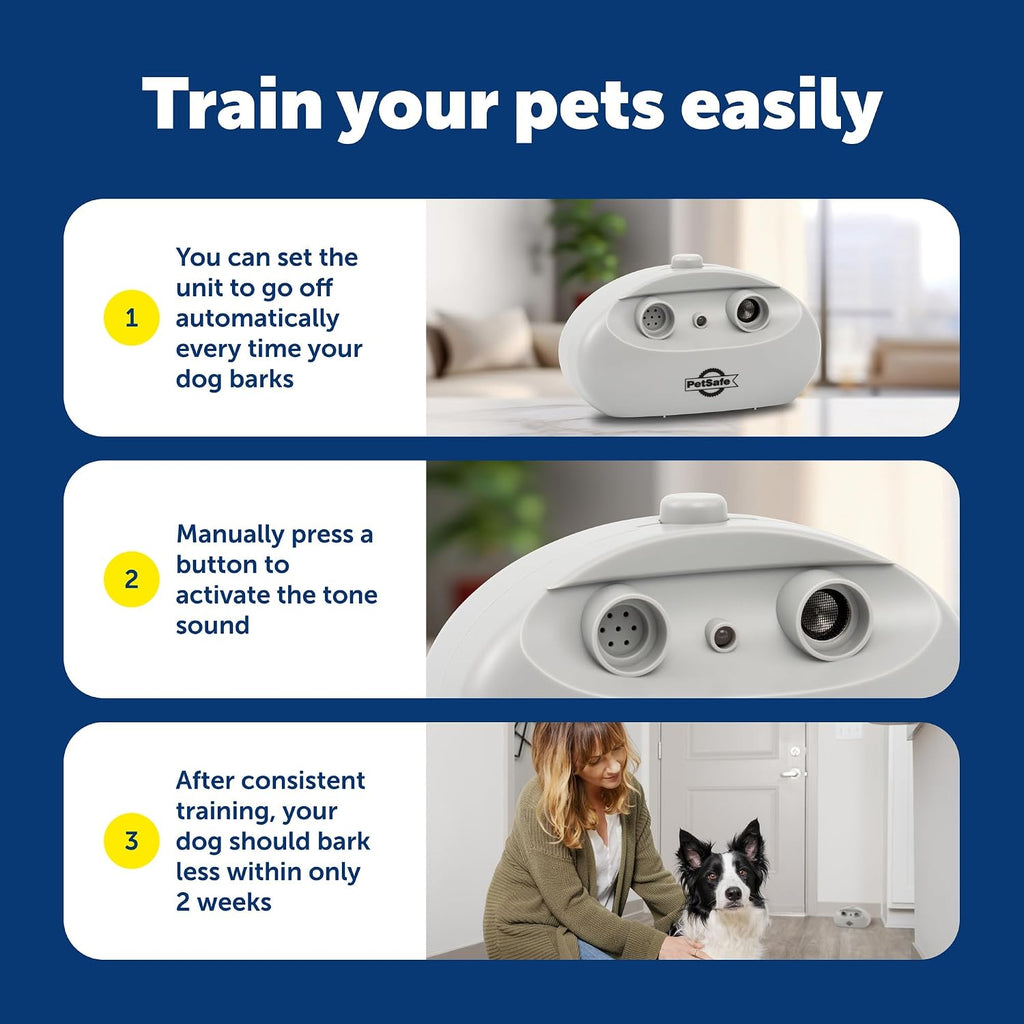 Side view of PetSafe indoor collarless bark trainer