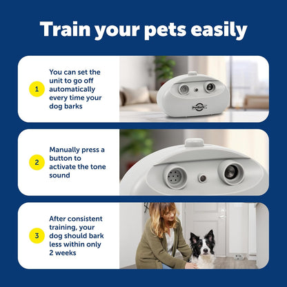 Side view of PetSafe indoor collarless bark trainer