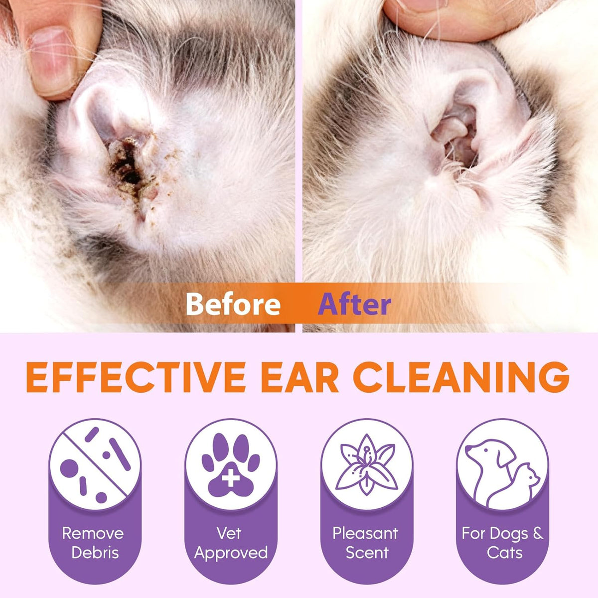 Pjordo pet ear grooming kit packaging contents