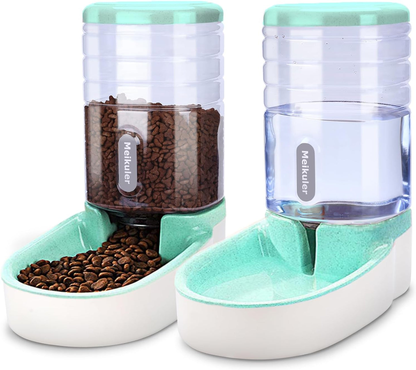 Meikuler Pets Auto Feeder 5.2L,Food Feeder and Water Dispenser Set for Medium & Large Dogs Cats and Pets Animals (Navy) - Image 9
