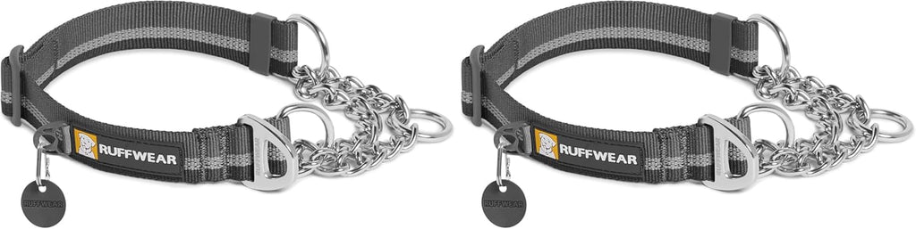 Ruffwear, Chain Reaction Dog Collar, Adjustable Reflective Martingale Escape-Proof Collar with Stainless Steel Chain, Professional Training Control, River Rock Green, 14"-20" - Image 10