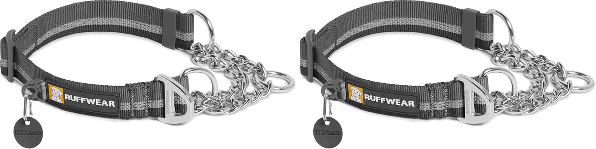 Ruffwear, Chain Reaction Dog Collar, Adjustable Reflective Martingale Escape-Proof Collar with Stainless Steel Chain, Professional Training Control, River Rock Green, 14"-20" - Image 10