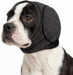 Large Dog Ear Muffs, No Shake Cooling Ear Wrap Headband Calming Hoodie for Dogs, Elastic Dog Quiet Ear Cover Headcover Protector for Bath,Drying,Firework,Thunderstorm,Noise&Anxiety Relief (Red, XL) - Image 10