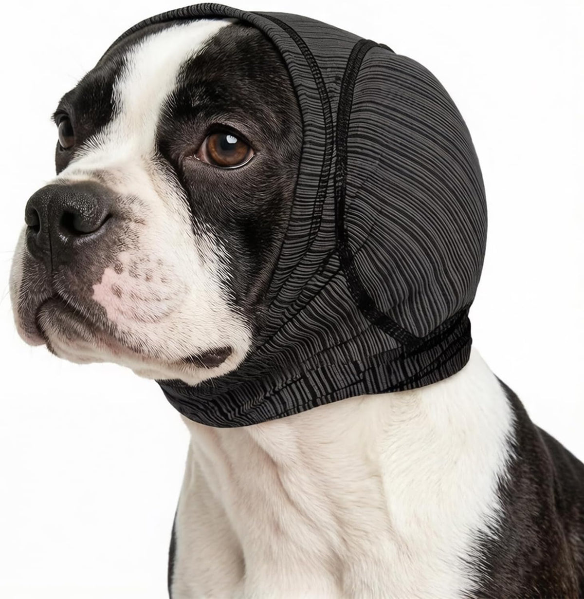 Large Dog Ear Muffs, No Shake Cooling Ear Wrap Headband Calming Hoodie for Dogs, Elastic Dog Quiet Ear Cover Headcover Protector for Bath,Drying,Firework,Thunderstorm,Noise&Anxiety Relief (Red, XL) - Image 10