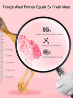 Freeze dried quail whole prey cat and dog snacks