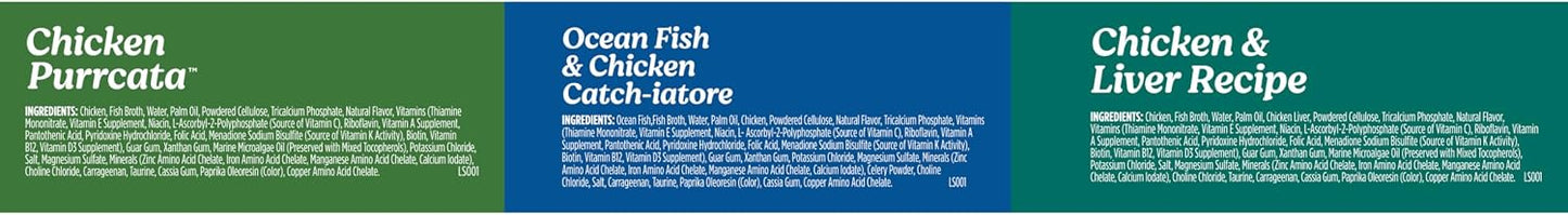 Nutrish Grain Free Chicken Lover's Whole Health Blend Variety Pack Wet Cat Food, 2.8 oz. Cup, 12 Count (Rachael Ray) - Image 10