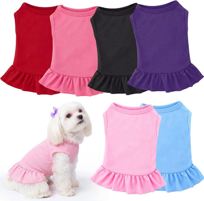 Weewooday dog dresses front view authentic pet apparel