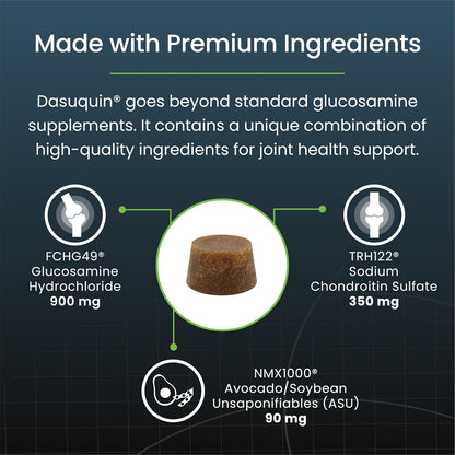 Nutramax veterinary recommended hip and joint formula packaging back details