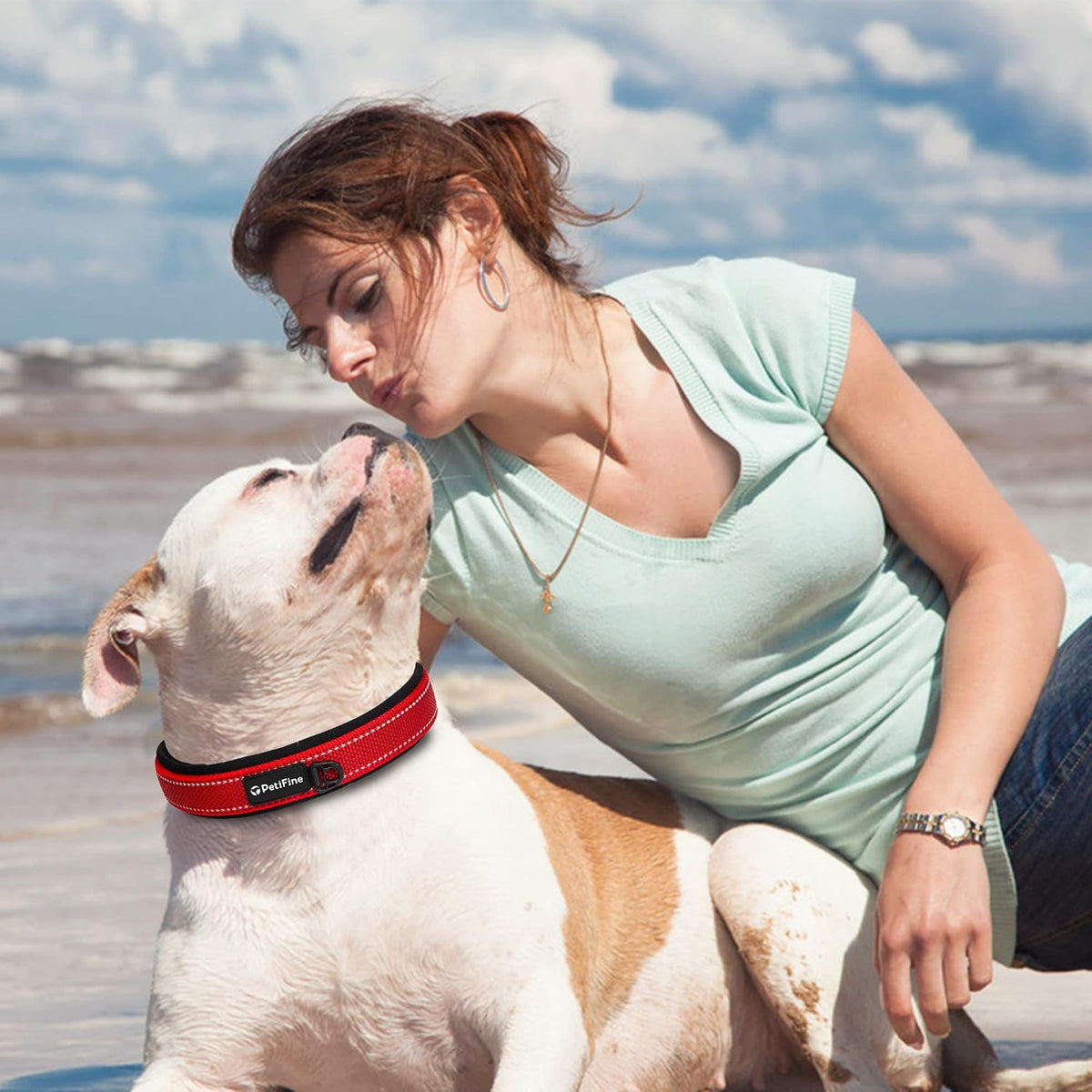 PetiFine durable dog collar material texture
