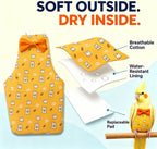 3 Pcs Reusable Bird Diaper Flight Suit with Leash Diaper Pads (Mix) - Image 7