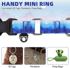 Kooltail blue martingale collar showing quick release buckle