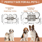 Rust resistant custom engraved pet safety accessory with premium deep precision laser marking.