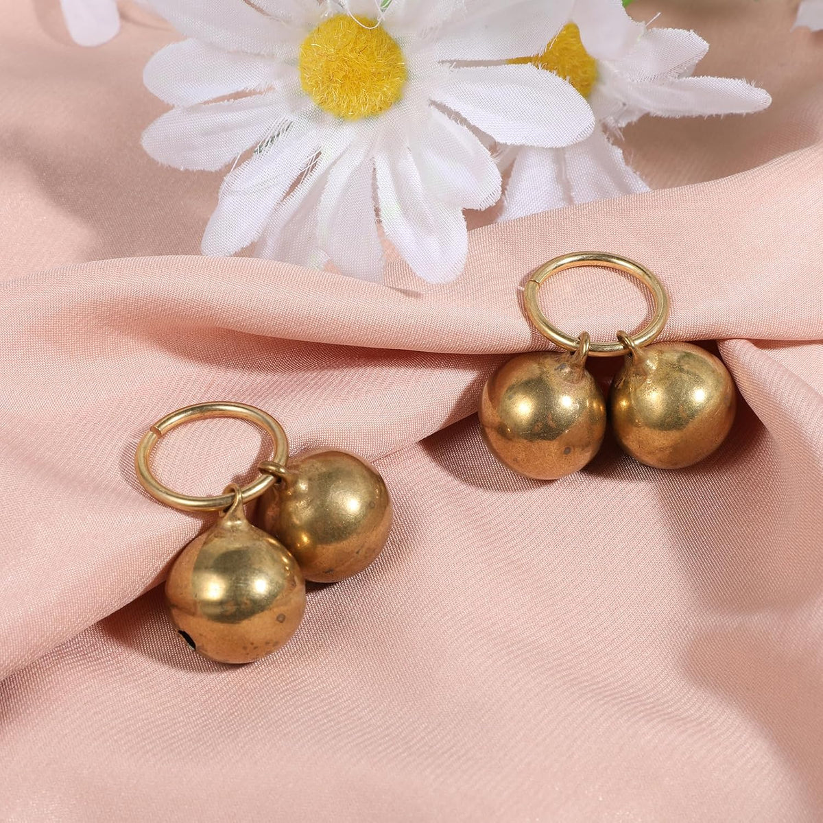 Antique bronze pet collar charms designed for safety and wildlife alerts