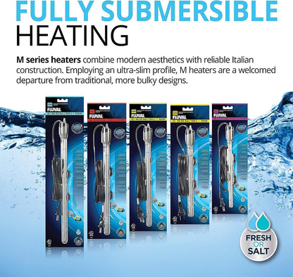 Fluval M 100-Watt Submersible Aquarium Heater - Compact, High-Performance, Reliable Heating For Fresh & Saltwater Tanks - Image 2