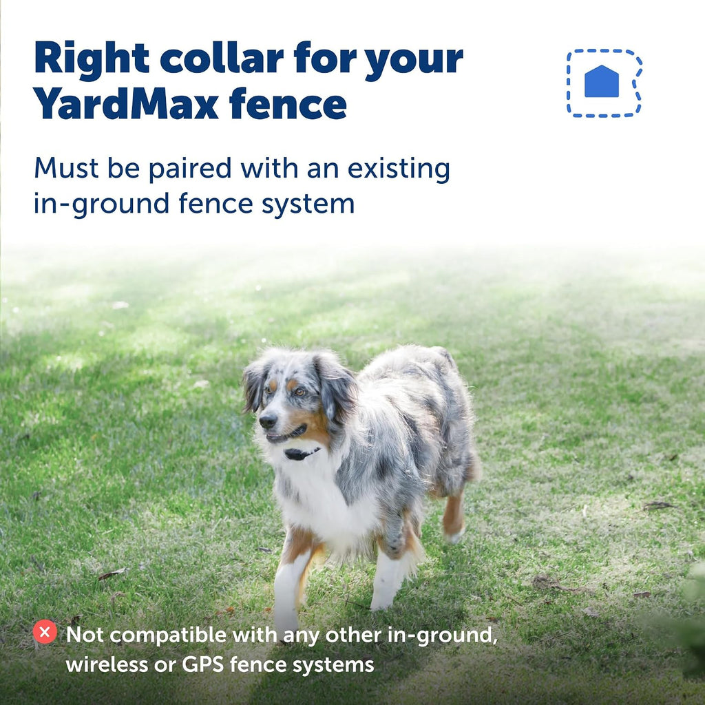 PetSafe containment system collar featuring waterproof plastic housing and indicator light