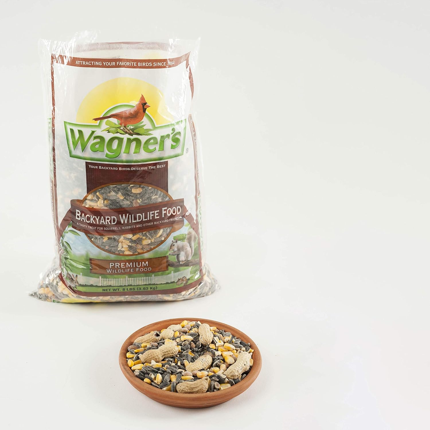 Wagners 8 pound bag packaging details and label