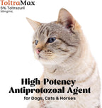 Toltramax 60mL container for professional pet health care
