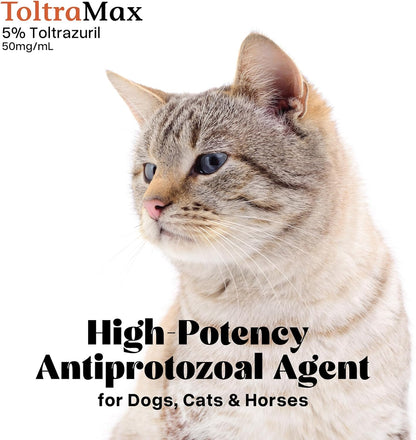 Toltramax 60mL container for professional pet health care